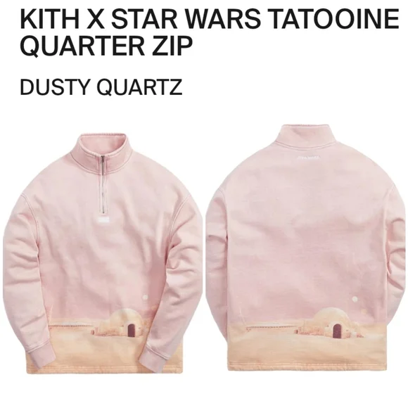 KITH×STARWARS half zip sweat